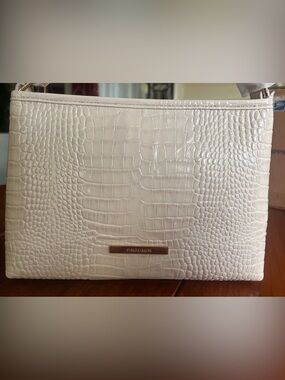 NWT Brahmin LORELEI in WINTER WHITE Shoulder Bag